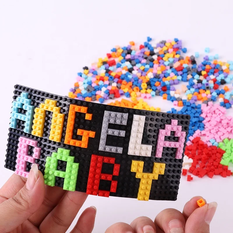 Wholesale Custom Fashion Diy legos Baseball Caps Kids And Adult Flat Brim Hat Snapback