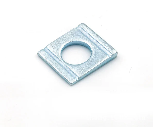 DIN 434 Square Taper Washers Bonded Flat round Steel Brass Aluminium with Zinc Finish for Use with Channel Sections GB Standard