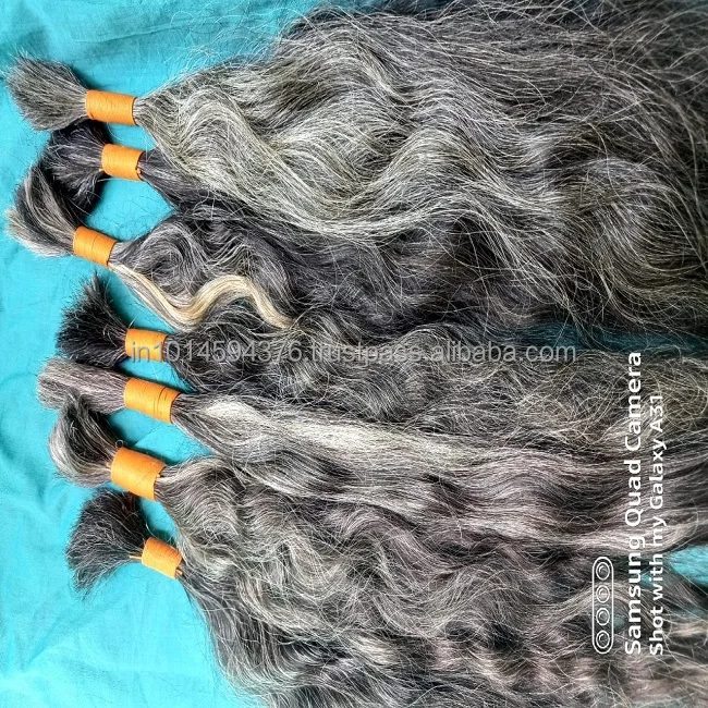 
SINGLE DONOR VIRGIN INDIAN GRAY REMY HAIR !!!!! 