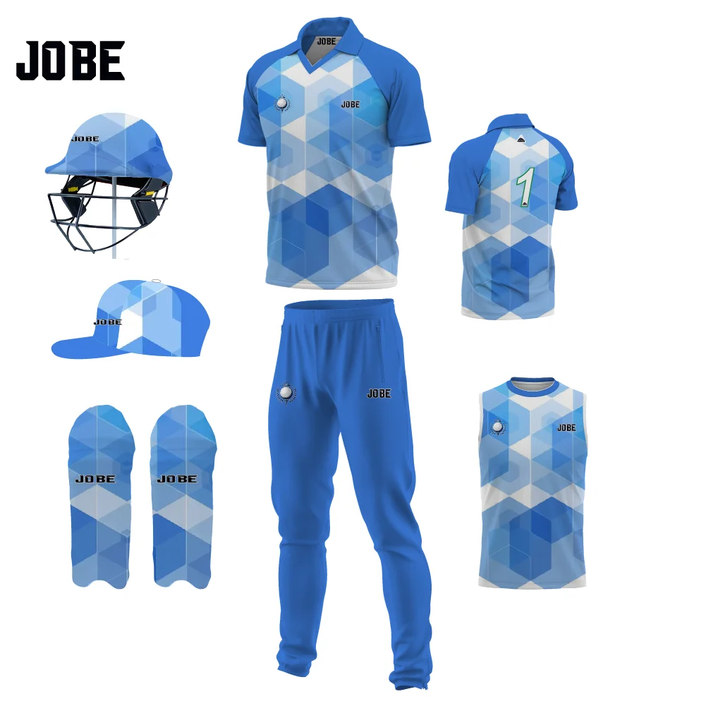 customized embroidery patches team man professional pakistan new pattern cricket jersey china color