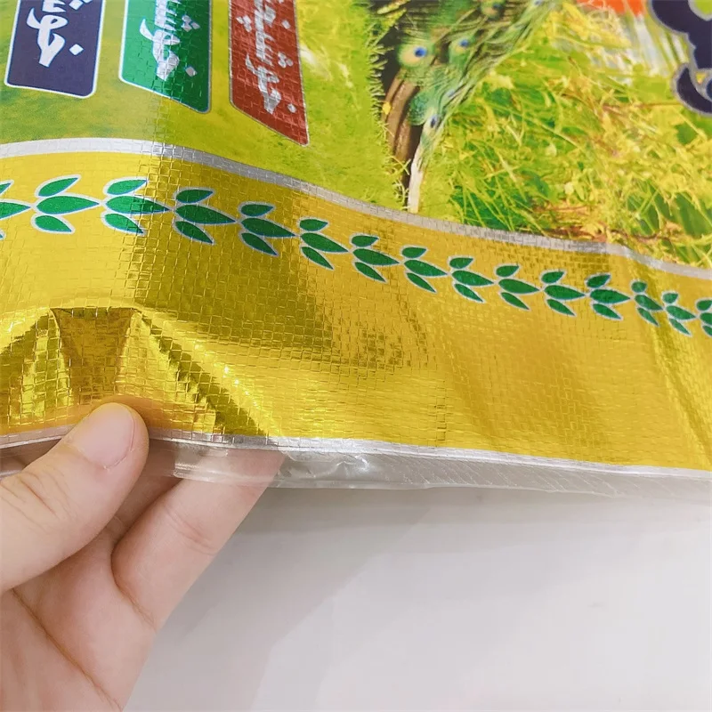 
Manufacturer pp woven rice bags wholesale rice packing bag 25kg for sale 10kg bopp laminated rice sacks Thailand Pakistan 