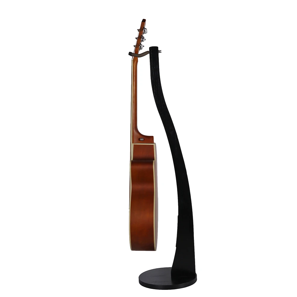 Hardwood Guitar Stand Folding Guitar Floor Rack for Home Studio Stage