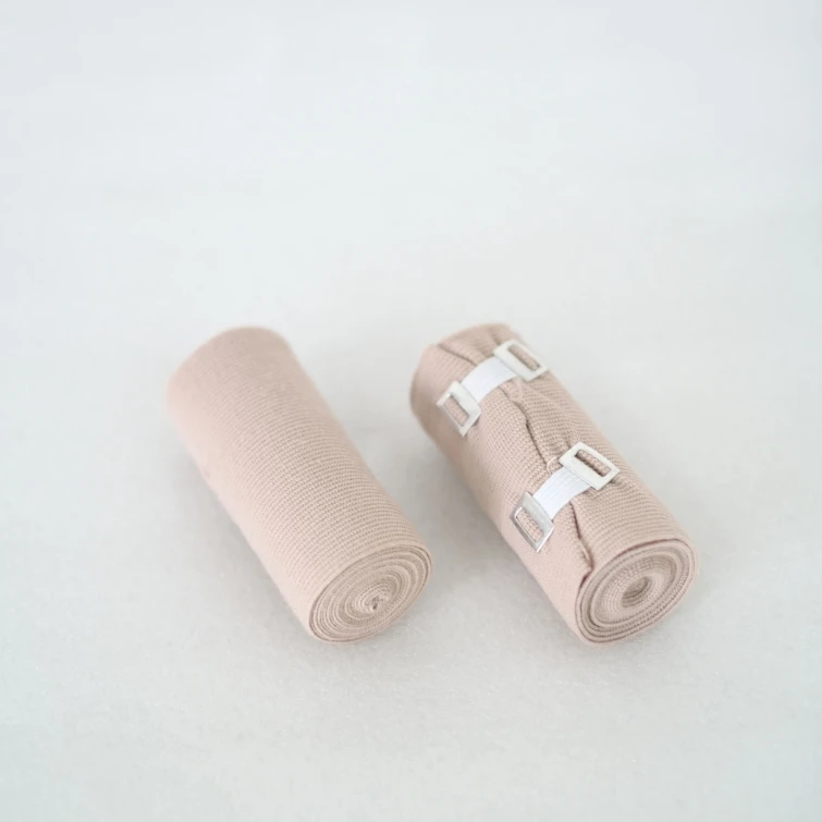 Compression and Support for Foot  Provided Latex-Free Elastic Bandage Wrap for Medical Sports Injuries and Sprains