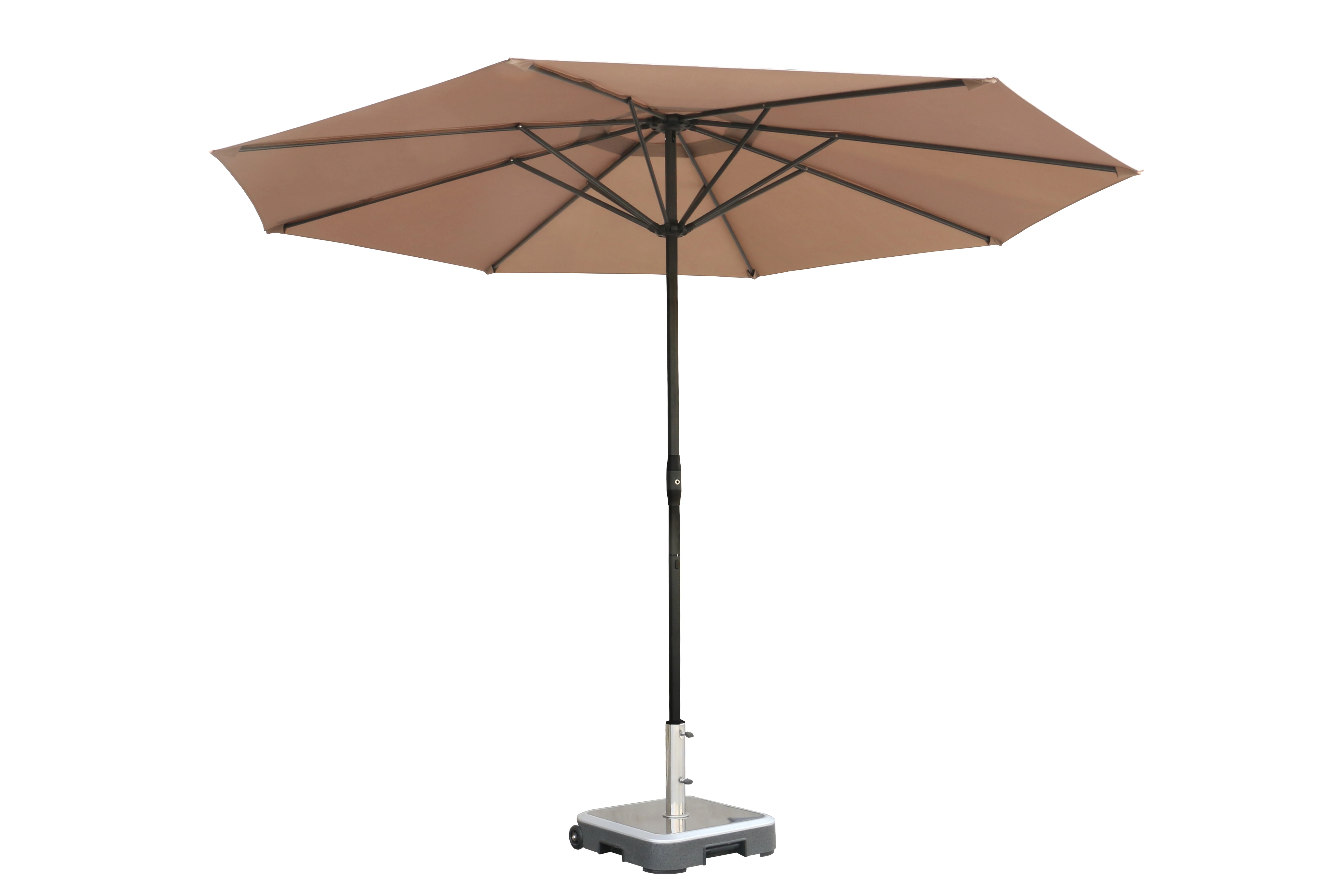 High quality patio outdoor furniture 8 ribs central pole patio umbrella garden parasol umbrella