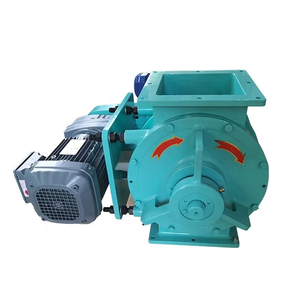 Ash discharging powder discharge rotary airlock valve for sawdust star unloader for dust collector
