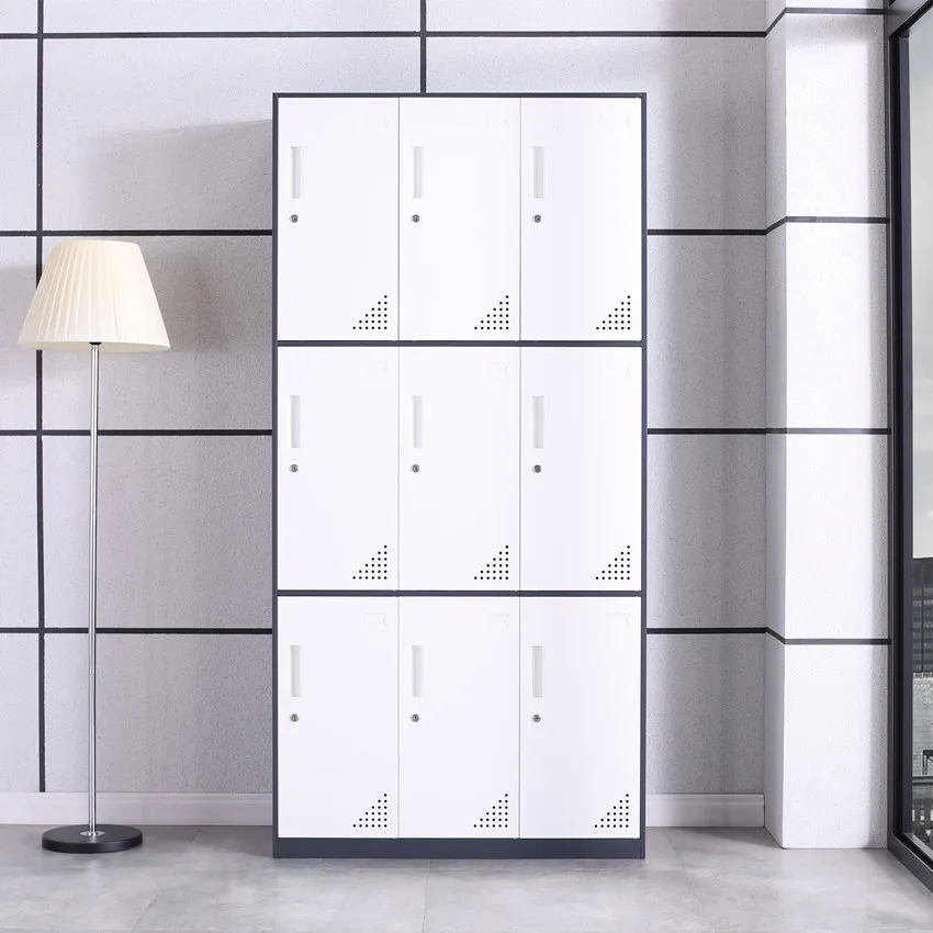 6 9 12 15 Doors Employee Steel Cabinet Metal Gym Worker Parcel Lockers Staff Locker
