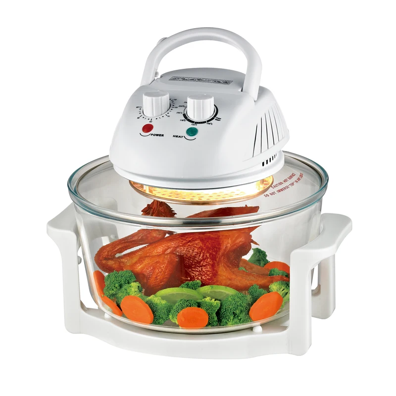 Электрическая популярная портативная конвекционная инфракрасная галогенная безвредная жаровня с низким содержанием жира печь 12