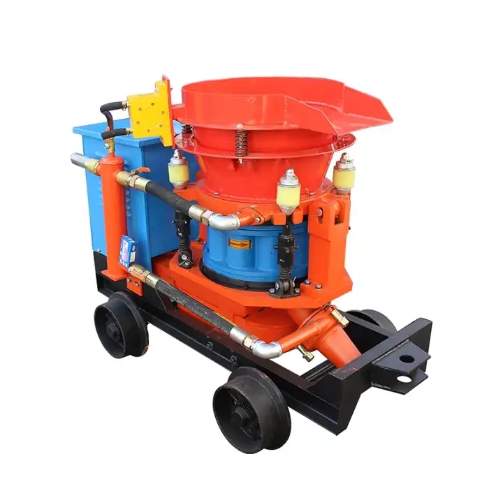 Free Control Fully Hydraulic System Shotcrete Machine Mini Concrete Dry Shotcrete Machine