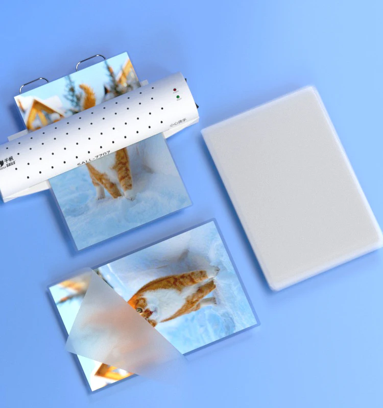 YIDU ID Card Size Scratch-Resistant Three-Layer Double-Sided Matte Hot Laminating Sheet Protection Film 250mic