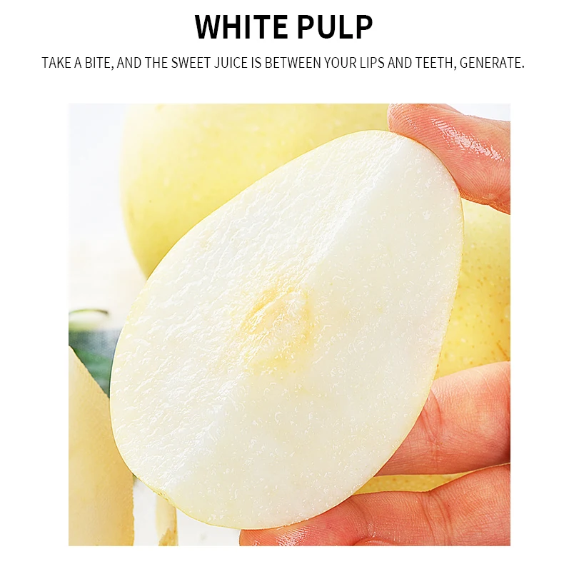 Golden Pear Fruit Sweet Bulk Purchase China Yellow Top Crown Juicy Crop Style March Storage PACKING Organic