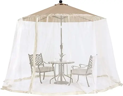 Hot Cross-Border Manual Control Sun Umbrella with Purse Seine Water Pipe Weight Anti-Mosquito Net for Adults for Outdoor Use