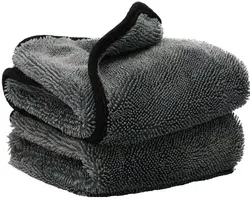 600GSM Microfiber Twisted Loop Drying Towel, Twisted Car Towel Scratch-Free, Lint-Free and Swirl-Free