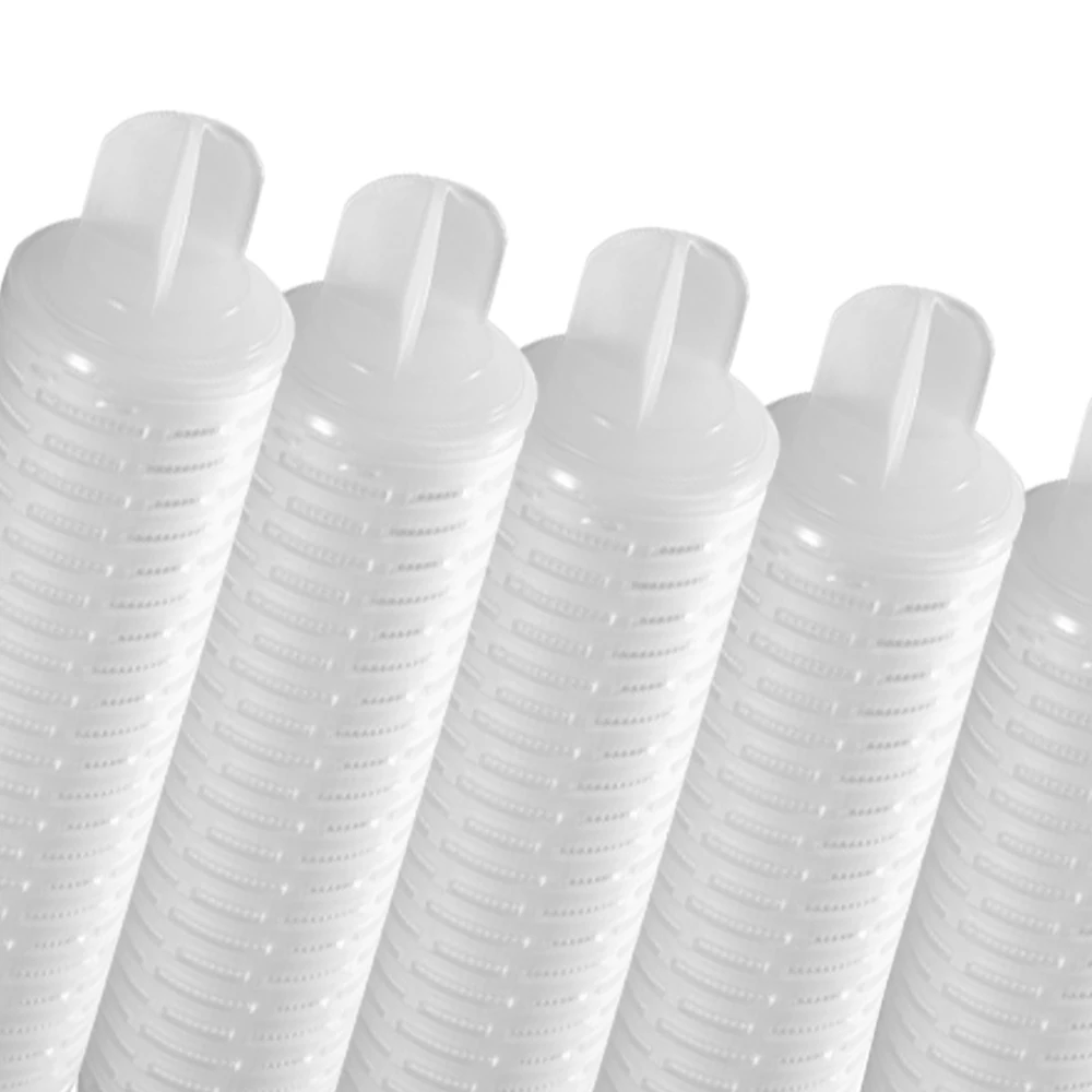 Заводская цена на заказ 0,05 0,2 0,45 0,5 микрон фильтр для воды картридж 20 дюймов плиссированный мембранный фильтр-картридж