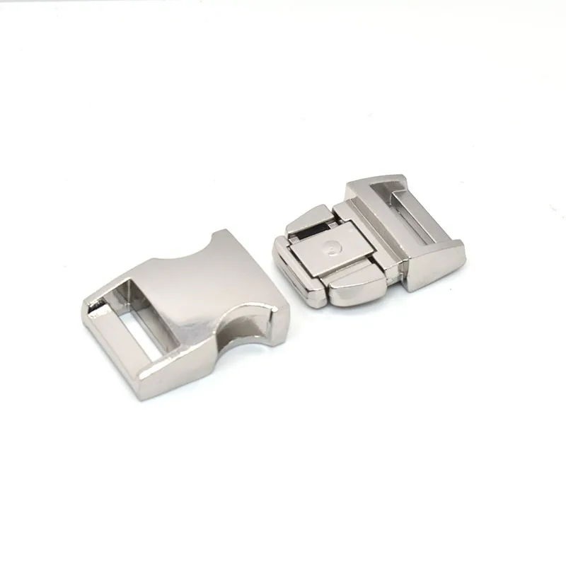 Wholesale Dog Collar Hardware Accessories  Adjustable Buckles  Metal Side Quick Release Metal Buckle