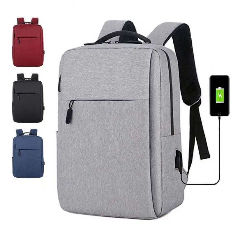 2024 High Quality Cheap Business Laptop Bag 13 14 15 Inch Laptop Business Travel  with USB