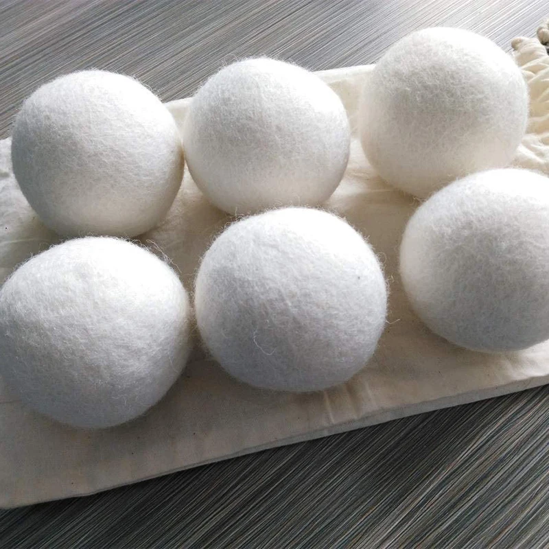 Премиум органические и сушить в стиральной машине шерсть Прачечная цвет эко Шары Сушилка новозеландской шерсти войлока сушильный шарик для стиральных машин шарики для сушки изделий из шерсти