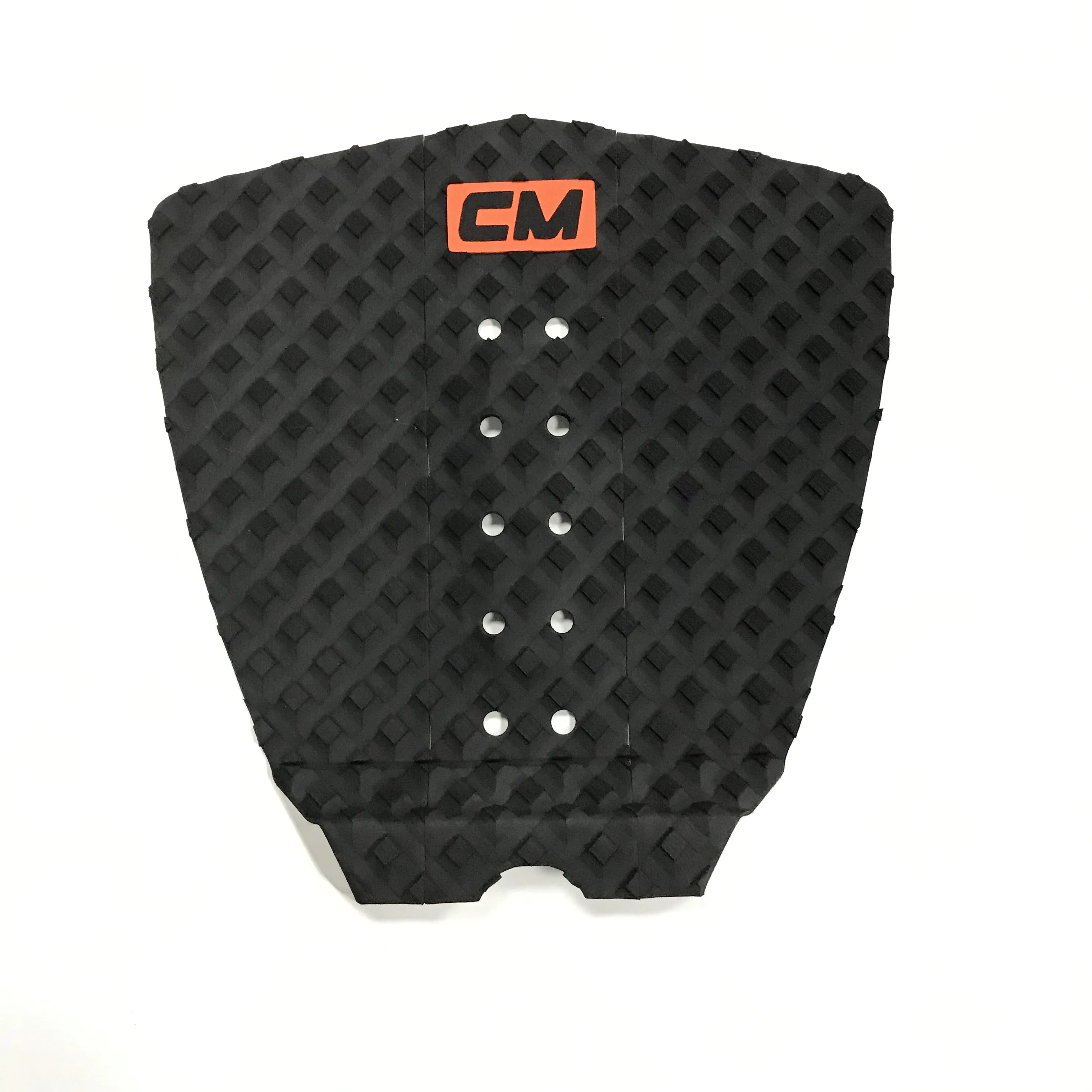 Oem Custom Pvc Logo 3 Piece Eco-friendly Self Adhesive 5mm Custom Surfboard Sup Eva Tail Surf Traction Pad For Surfboard