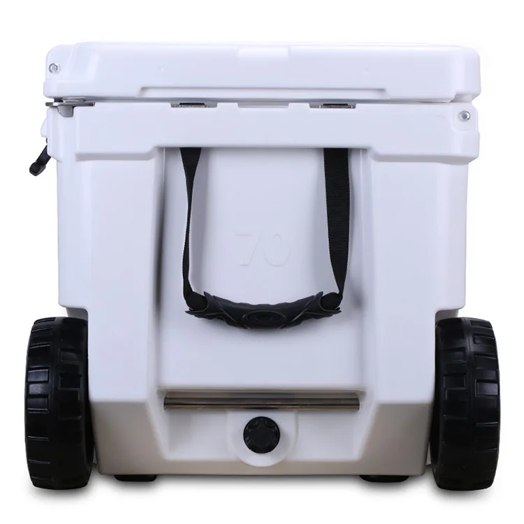 35QT hard fishing sided plastic ice cooler large capacity  ROTR3500 insulated hard cola bottle lunch delivery cooler box