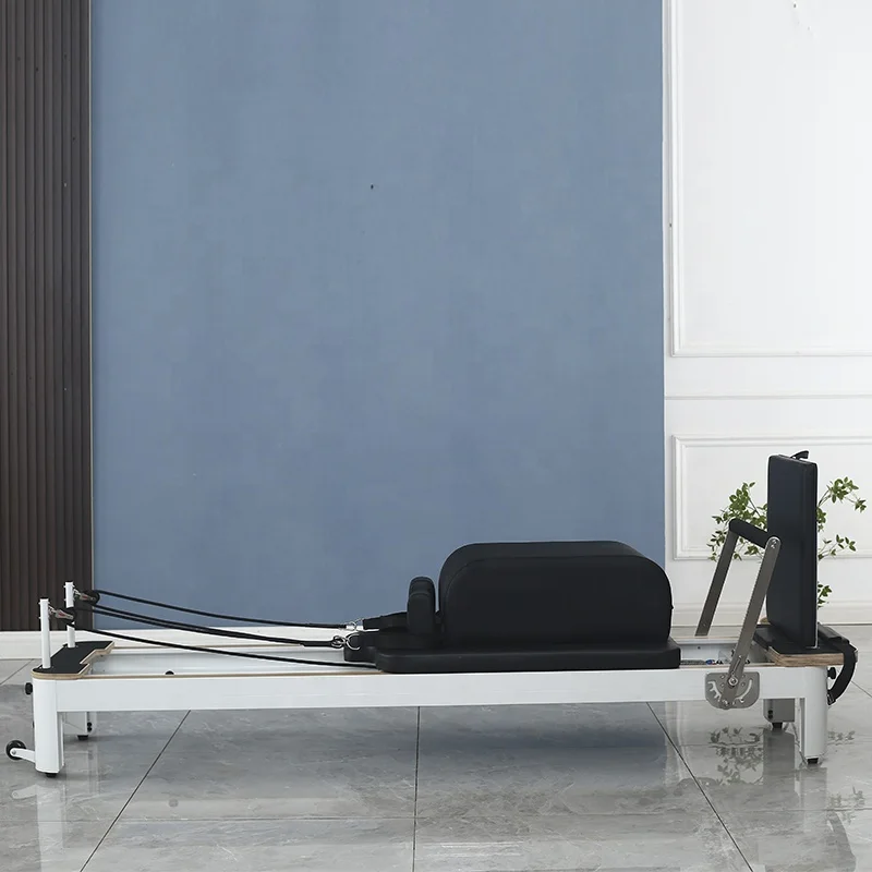 New Design Commercial Fitness Pilates Equipment Top Quality Professional Aluminium Pilates Reformer