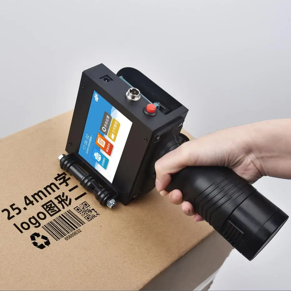 2022 new T3 hand-held inkjet printer production date two-dimensional code carton preparation bag large character 25.4mm printer