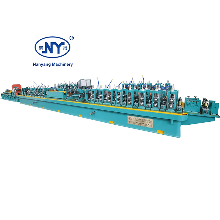 Nanyang manufacturing stable performance metal steel tube making machine erw pipe mill line