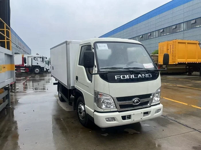 New small FOTON FORLAND insulated cargo box truck