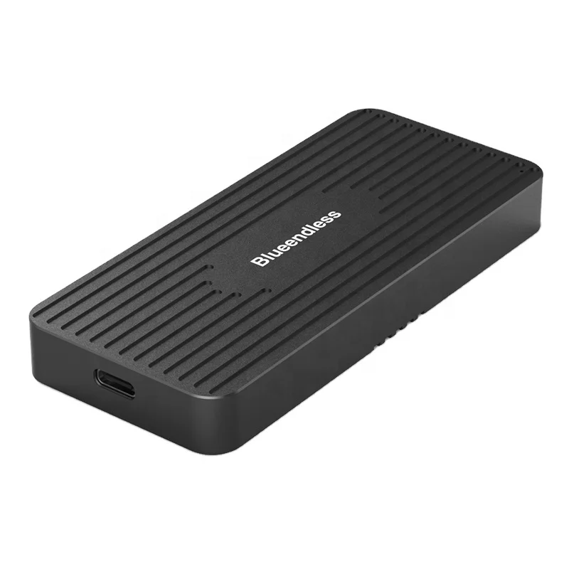 High Speed thunderbolt SSD enclosure 40Gbps M.2 PCIe NVME Solid state hard disk case M key External Box SSD Casing for Laptop