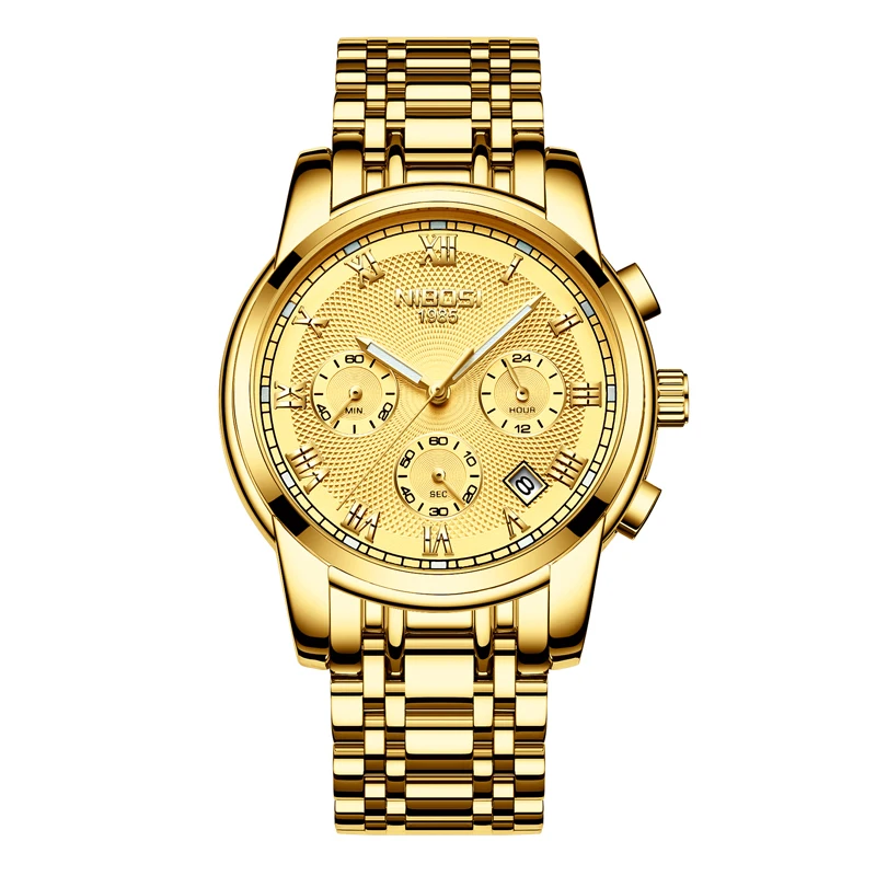 2302 Wholesale fashion women three dials watches small quantity available custom made watch for women