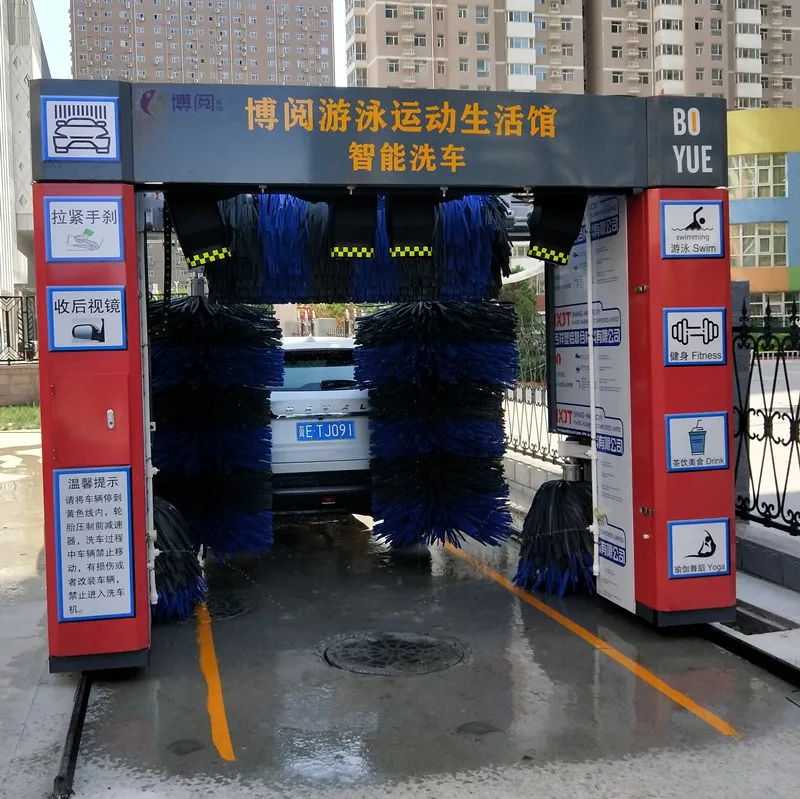 Robotic rollover car wash machine save water rollover car wash machine fully automatic car wash system