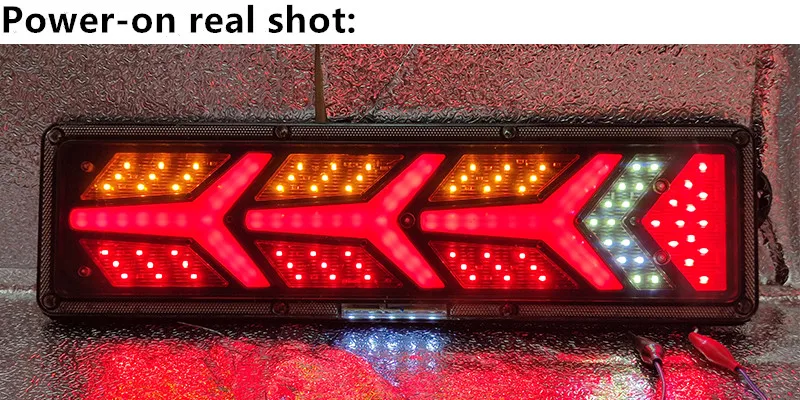 Led car rear light 24/12V super bright Flow Steering Turn Signal Lamp for Truck Trailer Caravan UTE Camper fog taillights