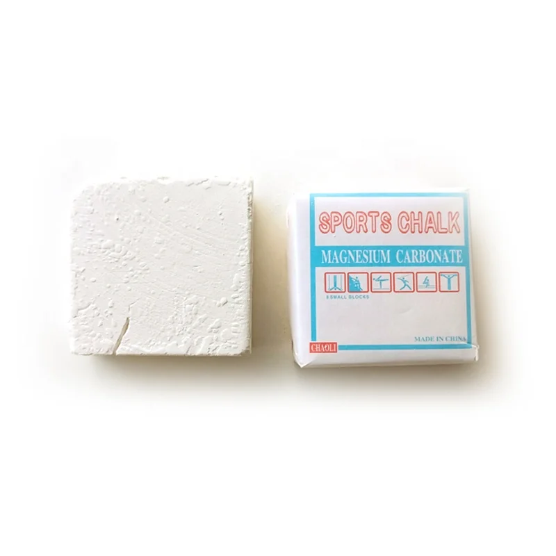 magnesium carbonate chalk block gym chalk asmr block