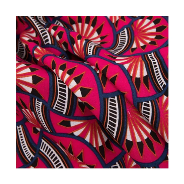 100% rayon printed plain fabric for casual wear, trousers and underwear