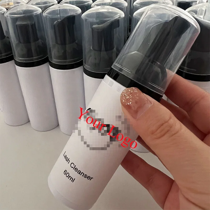 Зеленый натуральный шампунь для ресниц частная этикетка без масла kit100 150 мл наращивания бутылка с кисточкой