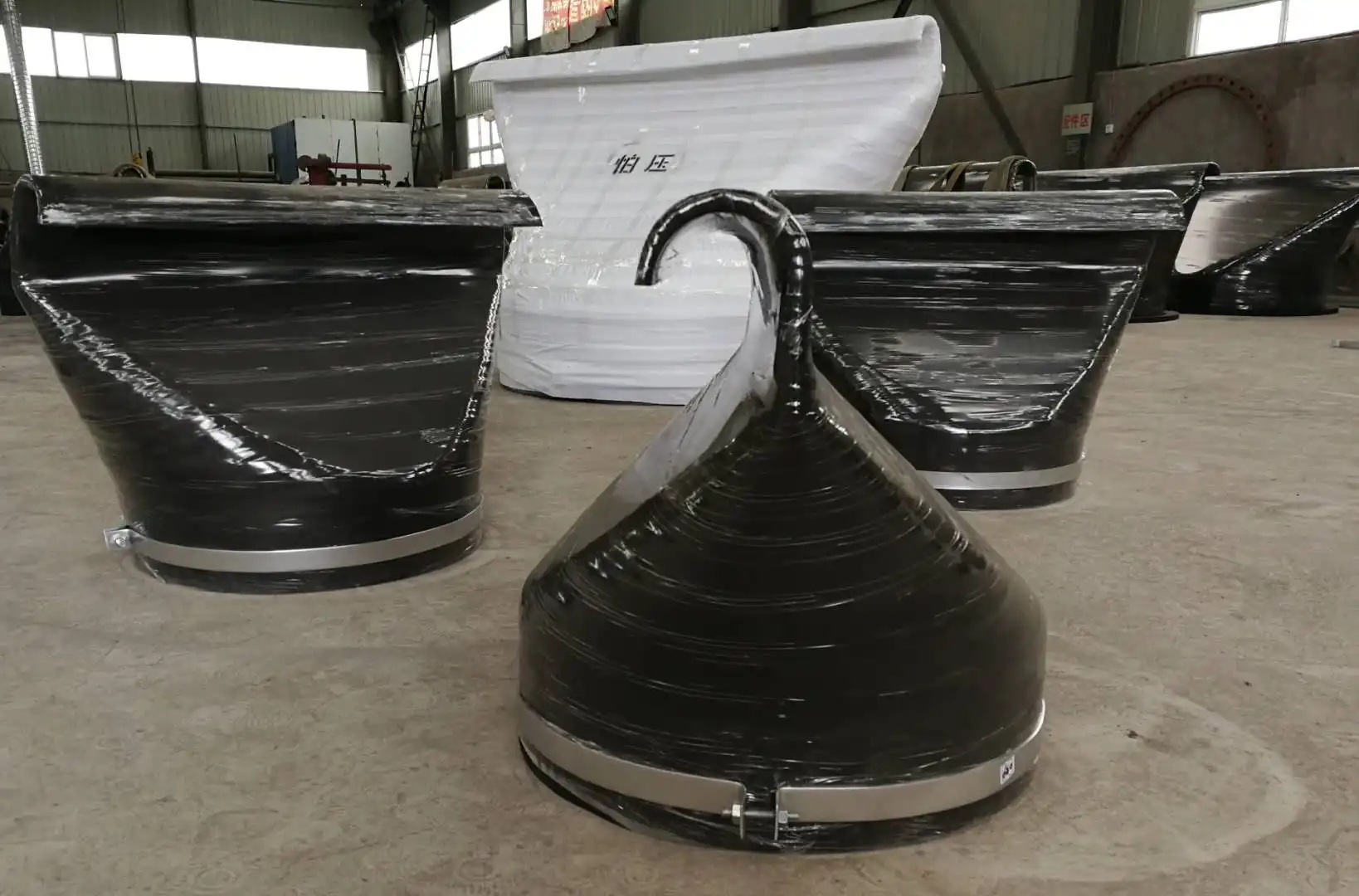 DN1000 Flange Belled Flexible Rubber Check Valve XF-T clamp Flexible Rubber Check Valve