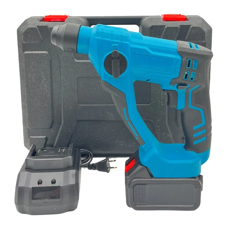 High Power Lithium Battery Electric Hammer Drill Portable Cordless Brushless Motor Power Hammer Drill