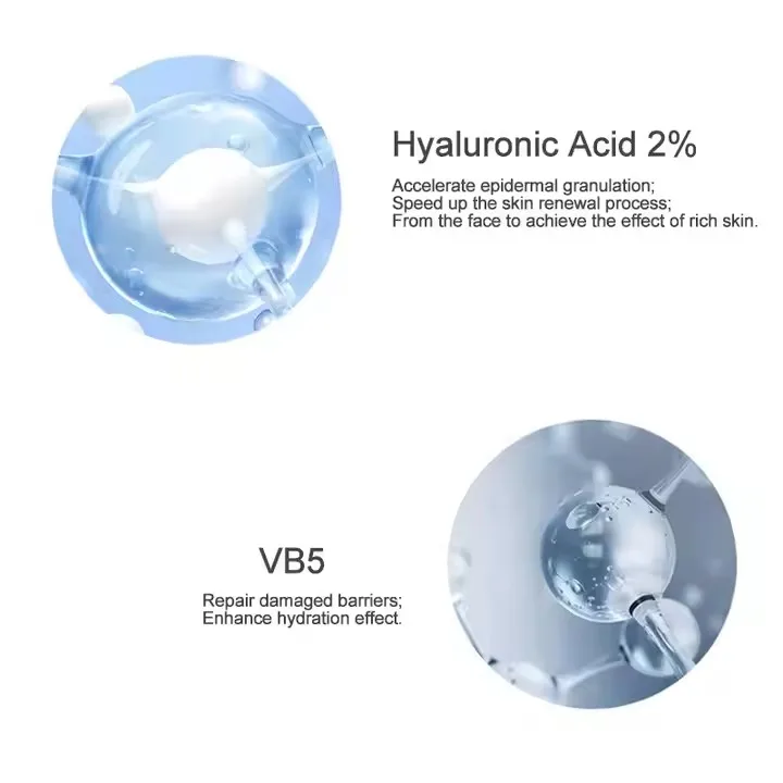 Гиалуроновая кислота 2% оригинальная жидкая гладкая мышечная основа отшелушивающая и Увлажняющая Жидкость для ухода за лицом