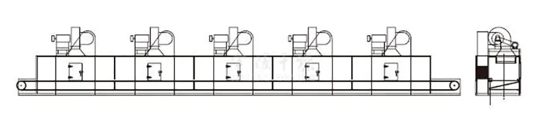 High performance DWF SS304/SS316L material wholesale hemp belt dryer machine