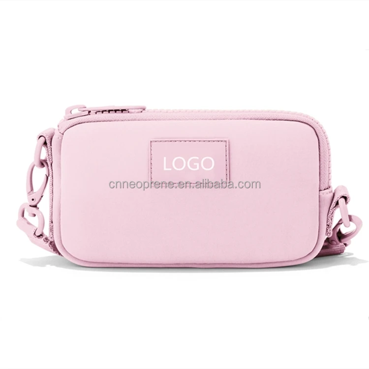 Neoprene wallet women credit card passport holder cellphone shoulder bags crossbody messenger cell phone sling bag