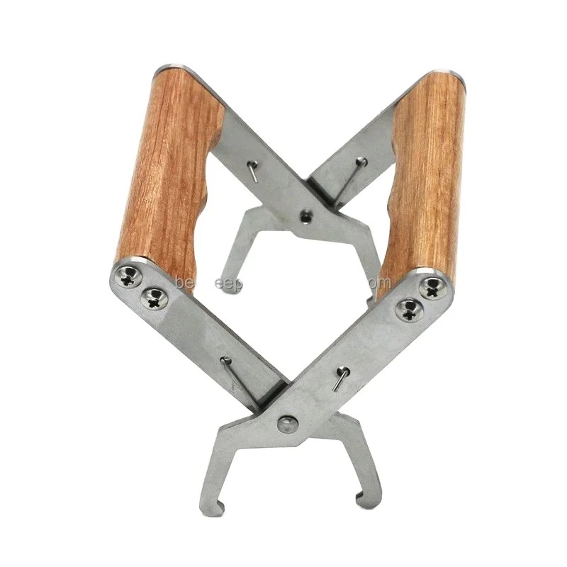 CHINABEES Wooden Bee Hive Frame Holder Grip Tool for Beekeeper Equipment Gripper Capture Lift Beekeeping Tools