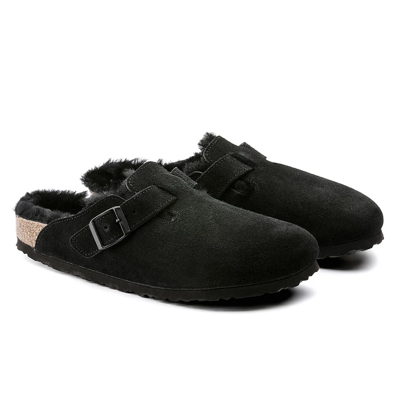 2020 New Arrivals Spring Winter Custom Unisex German Felt Wool Cork Slippers