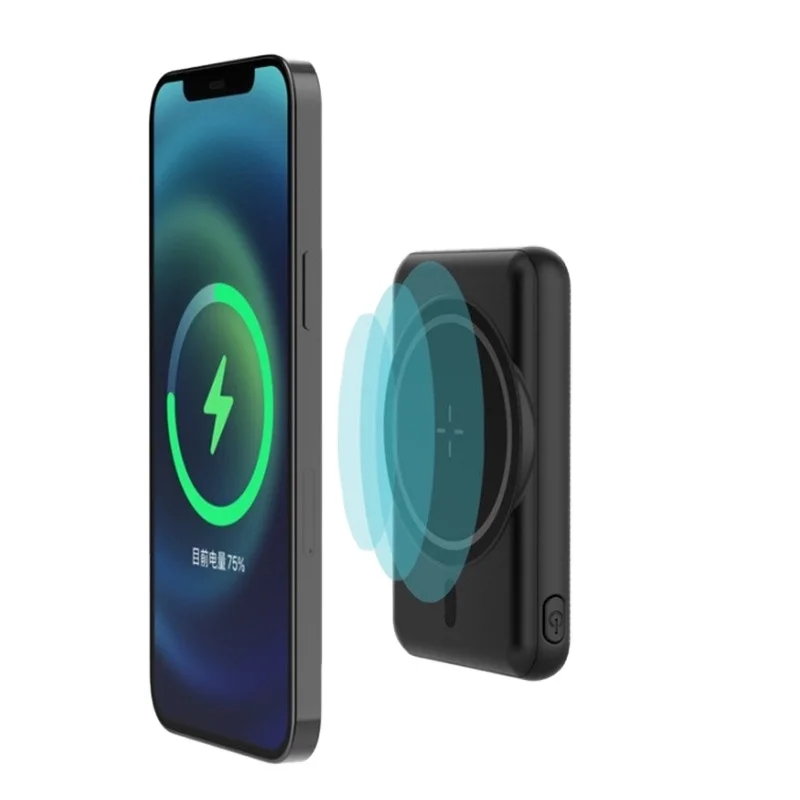 External Battery 5000Mah Magnetic Banco De Energia Portable Mini Magnet Power Bank for Xiaomi Iphone Huawei