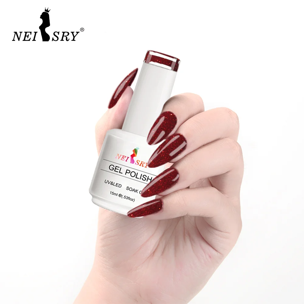 Neiss Wholesale Bulk Glitter Gel 80 Colors Chameleon Mermaid Gel 1kg UV Gel Nail Polish