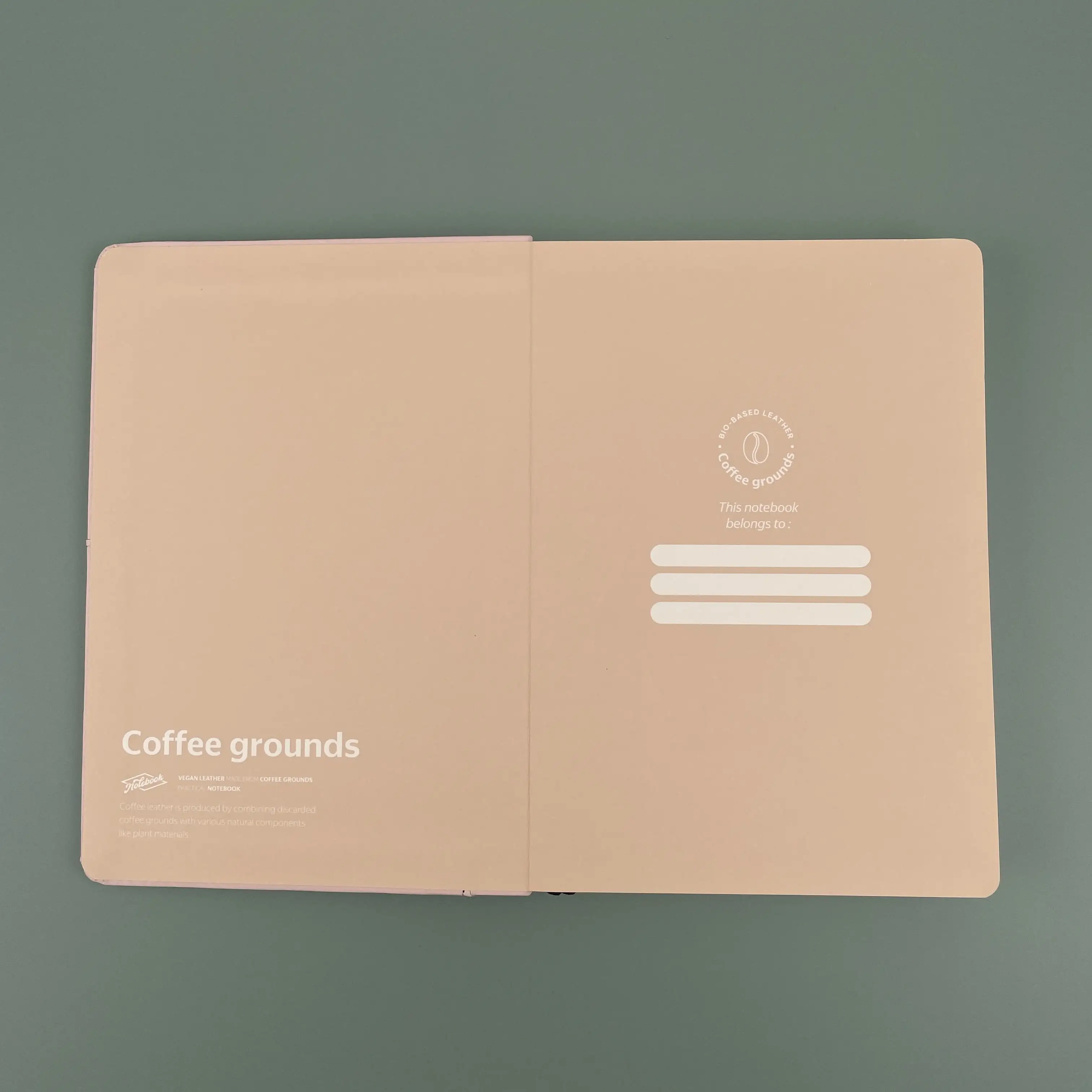 With Bellyband pocket  ribbon148x210mm Case binding Fruit PU Cover round corner customized Leather Cover Notebook