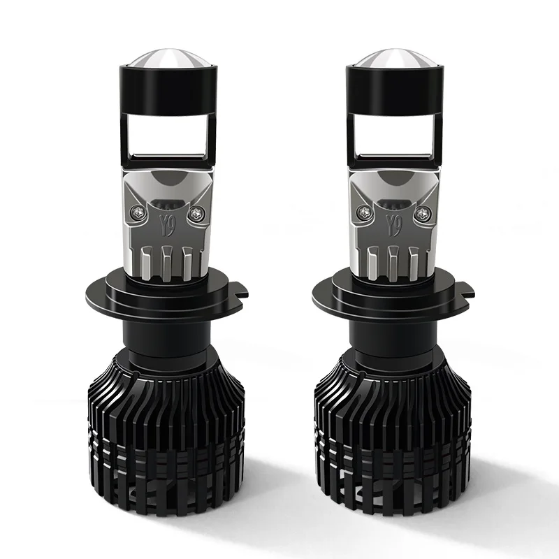 H7 h11 80w 8000lm LED Mini Projector Lens Car Lamp Bulb h7 h11 9005 9006 Car Bulbs Y9 Projector LED headlight