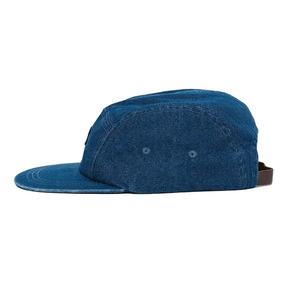 5 Panel Hat Custom Patch Denim Woven Patch Trucker Caps Custom Leather Matel Strap Hats Hats 5 Panel