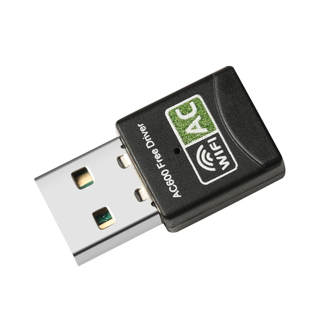 2 4 ГГц 5 AC600 двухдиапазонный Wi-Fi адаптер с USB 0 Беспроводной ключ для