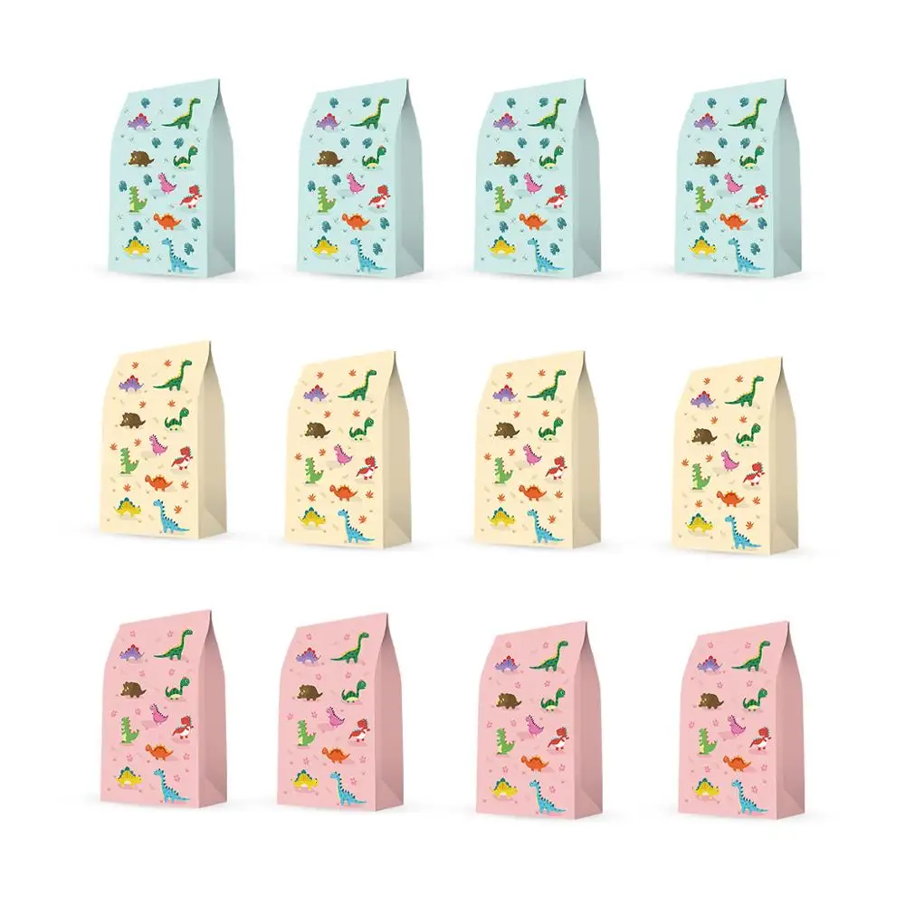 Бумажные пакеты джунгли с животными, товары для вечеринок, детские подарочные пакеты для возврата, гусиный мешок, украшения для дня рождения, детская вечеринка