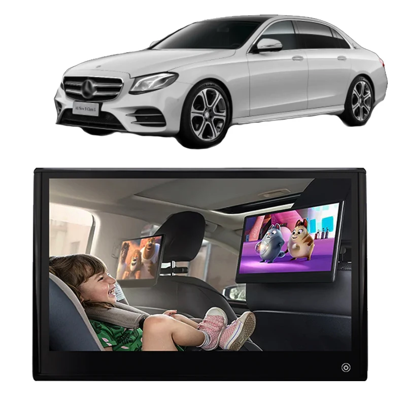 Original car headrest monitor for Mercedes Benz W202 W203 W204 W205 W124 W211 W212 W213 GLC