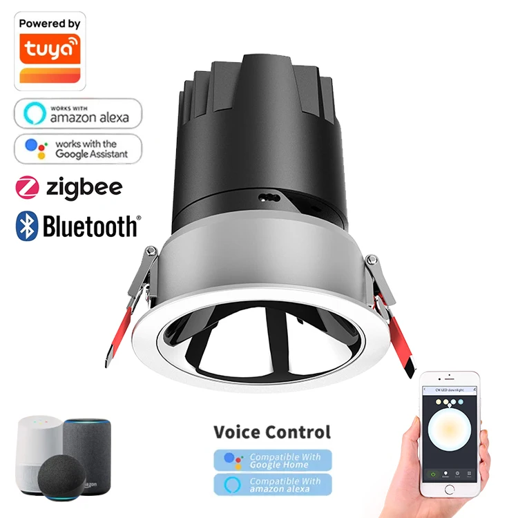 Elegant Pro Focus LED Spotlights Anti-Glare & Modular Flexibility - Swift Installation & Tailored Fit for Modern Offices & Homes