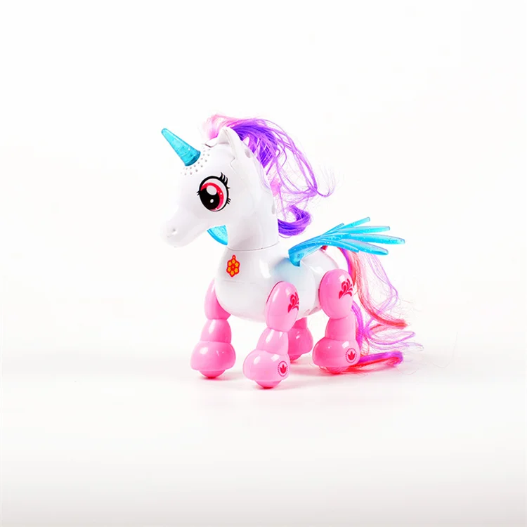 Multi-purpose pink and white smart Unicorn toy for children